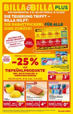 Titelbild des Prospekts von BILLA Wien