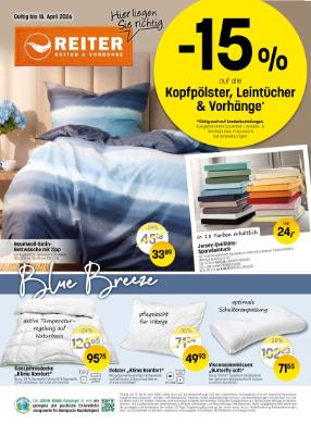 Titelbild des Prospekts von Betten Reiter