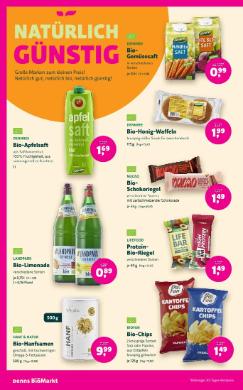 Titelbild des Prospekts von Denns BioMarkt
