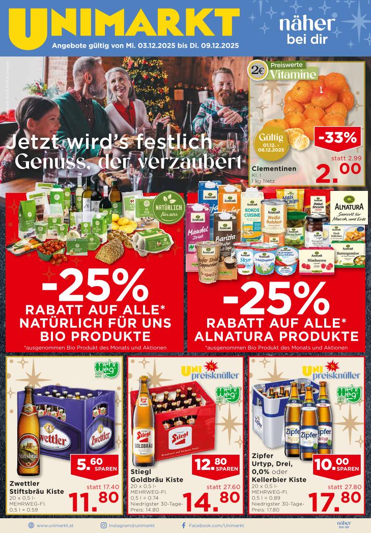 Prospekt von Unimarkt