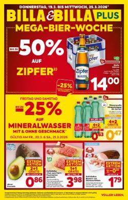 Titelbild des Prospekts von BILLA Tirol