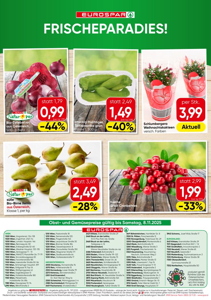 Prospekt von EUROSPAR