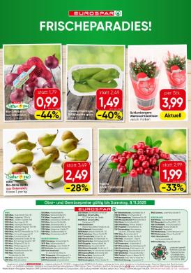 Titelbild des Prospekts von EUROSPAR W/NOE/BGLD