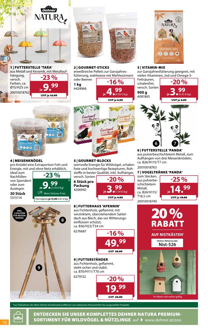 Prospekt von Dehner