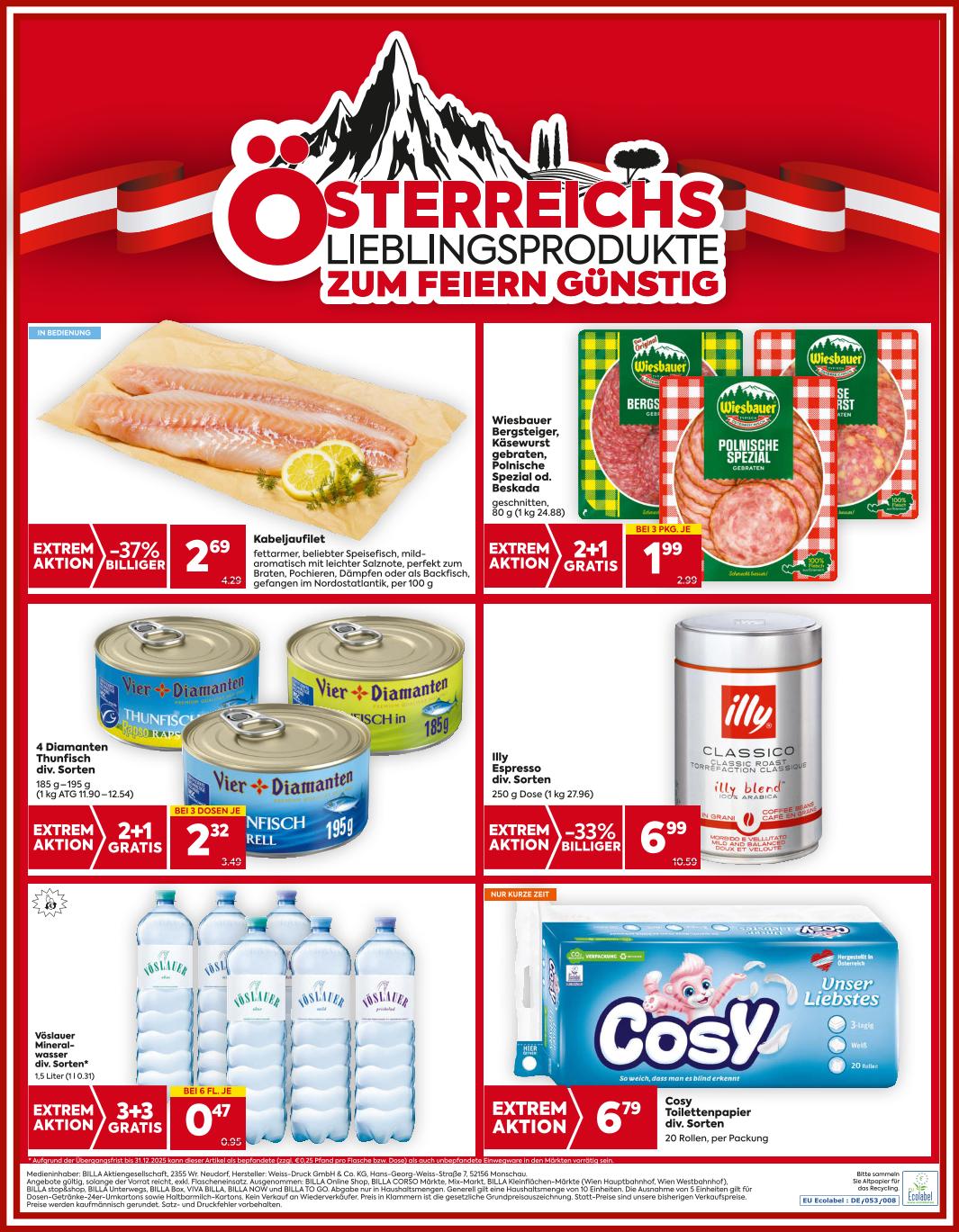 Prospekt von BILLA PLUS