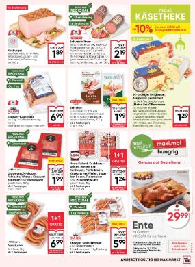 Titelbild des Prospekts von Maximarkt Anif / Bruck