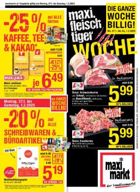 Titelbild des Prospekts von Maximarkt Linz / Haid