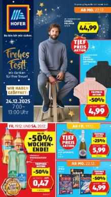 Titelbild des Prospekts von HOFER