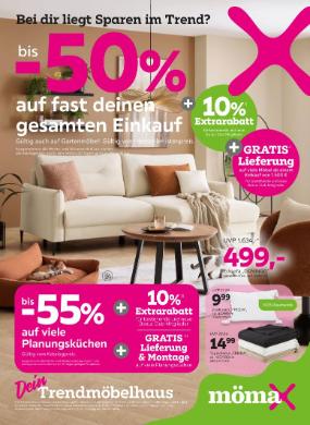 Titelbild des Prospekts von mömax