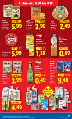 Titelbild des Prospekts von Lidl Österreich