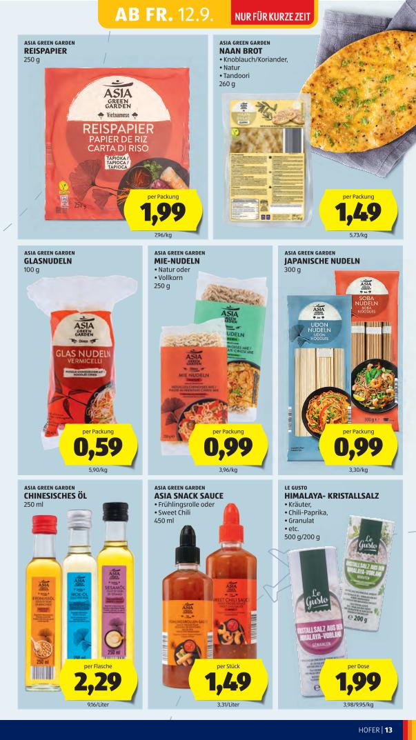 Prospekt von HOFER