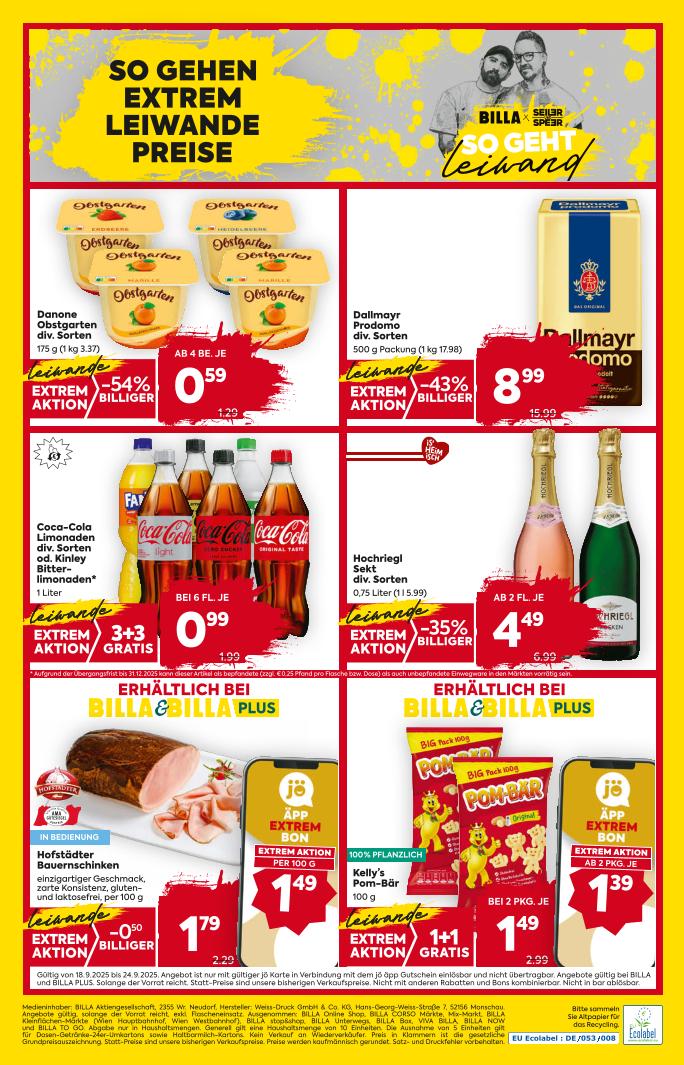 Prospekt von BILLA