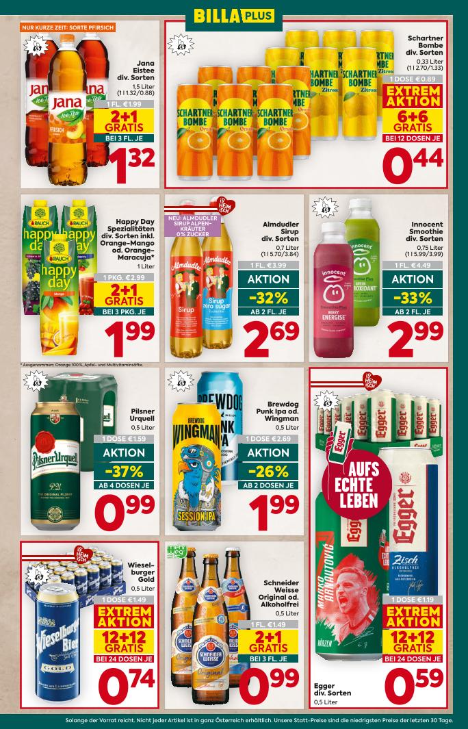 Prospekt von BILLA PLUS