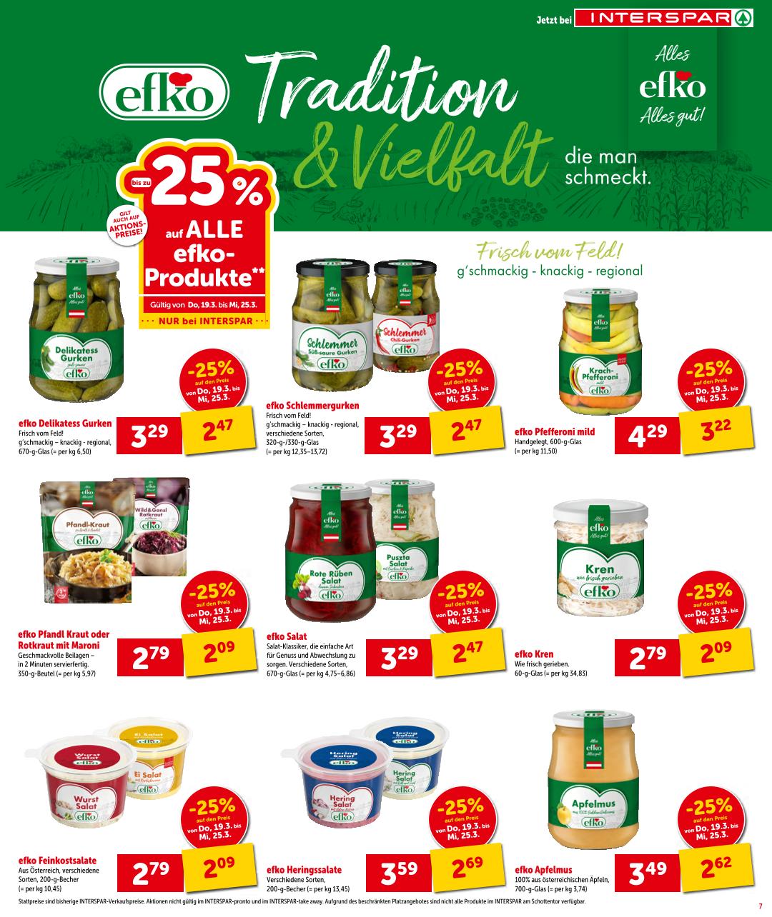 Prospekt von INTERSPAR