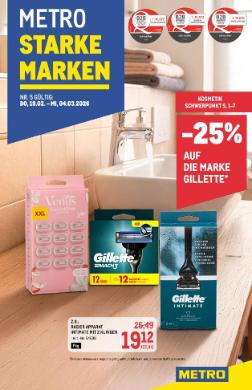 Titelbild des Prospekts von METRO STARKE MARKEN
