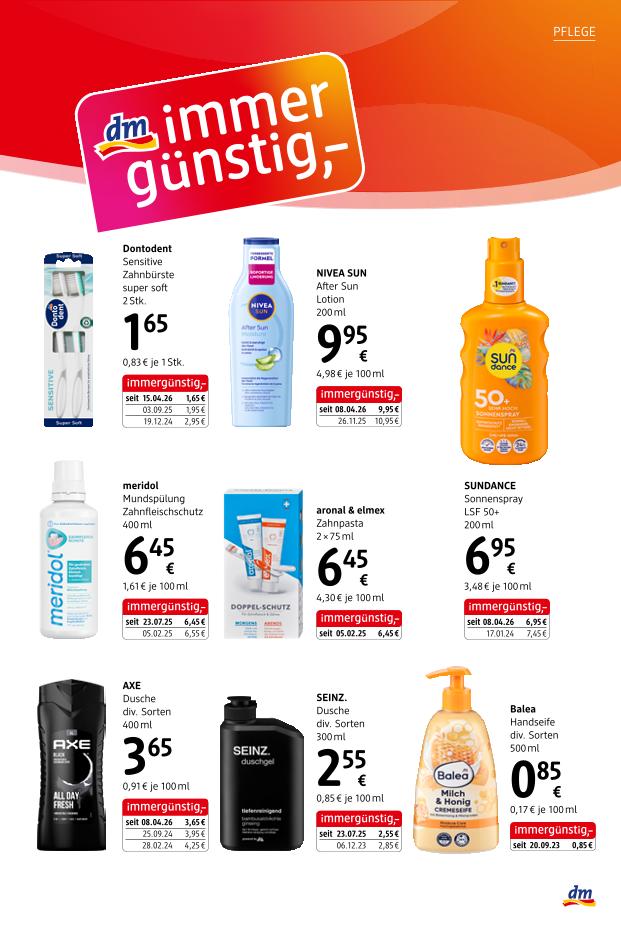 Prospekt von dm drogerie markt