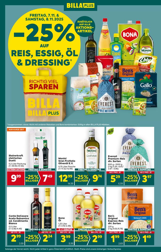 Prospekt von BILLA PLUS