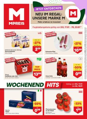 Titelbild des Prospekts von MPREIS TIROL