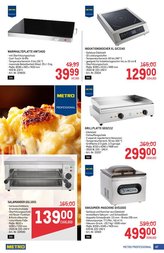 Prospekt von METRO