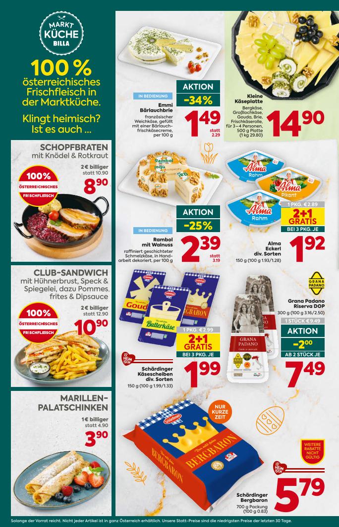 Prospekt von BILLA PLUS