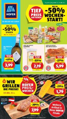 Titelbild des Prospekts von HOFER