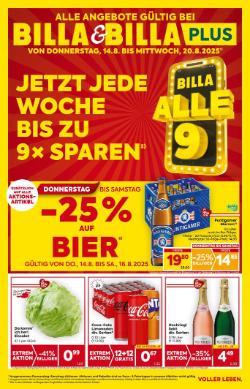 Titelbild des Prospekts von BILLA BGLD