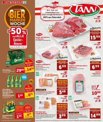 Titelbild des Prospekts von INTERSPAR WIEN