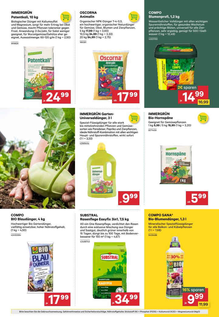 IMMERGRN Garten-Universaldnger 42569454 BayWa 3 Liter 1 Flasche
