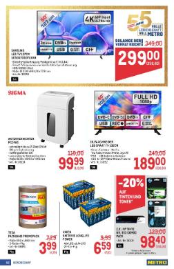 Titelbild des Prospekts von METRO PROFI