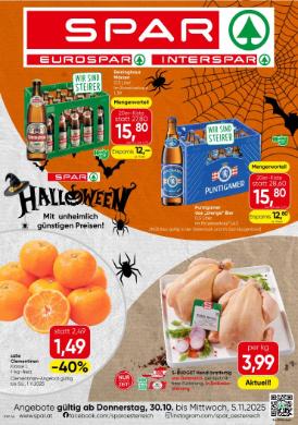 Titelbild des Prospekts von SPAR STMK