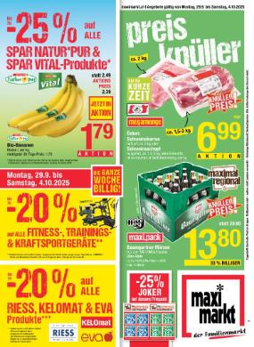 Titelbild des Prospekts von Maximarkt Ried