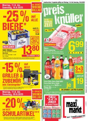 Titelbild des Prospekts von Maximarkt Linz / Haid