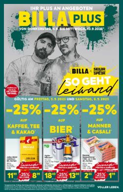 Titelbild des Prospekts von BILLA PLUS OOE