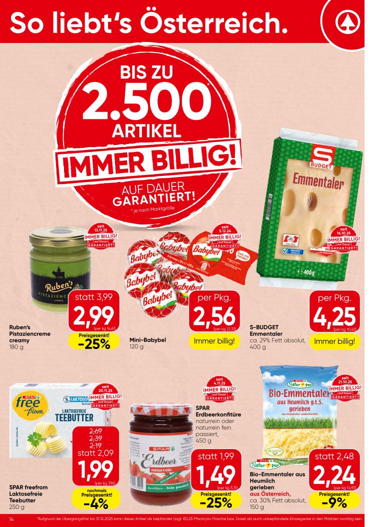 Prospekt von SPAR