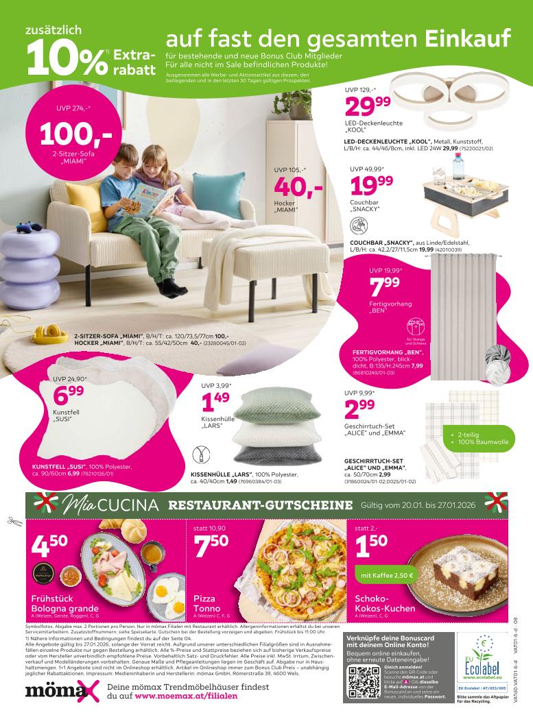 Prospekt von mömax