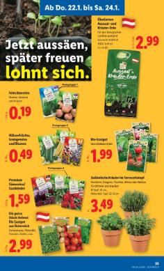 Titelbild des Prospekts von Lidl Österreich
