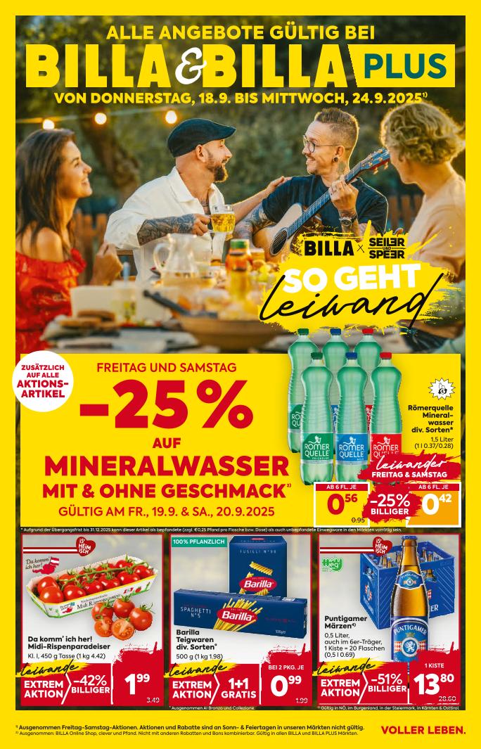 Prospekt von BILLA