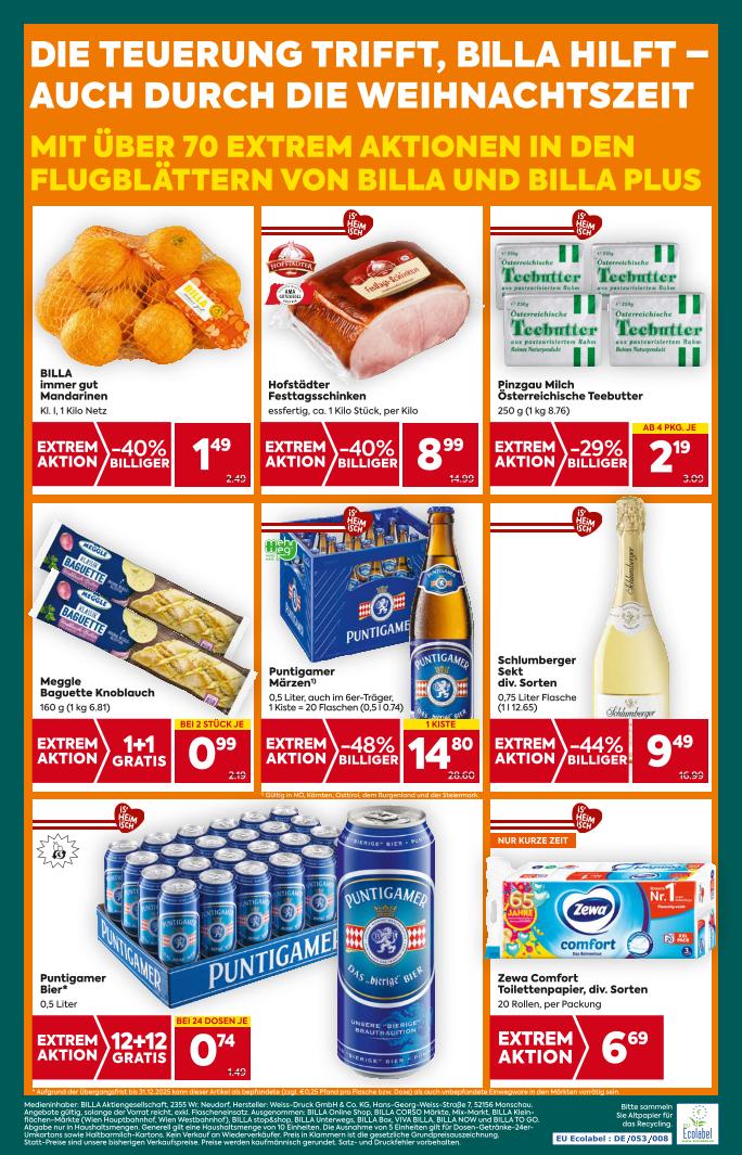 Prospekt von BILLA PLUS