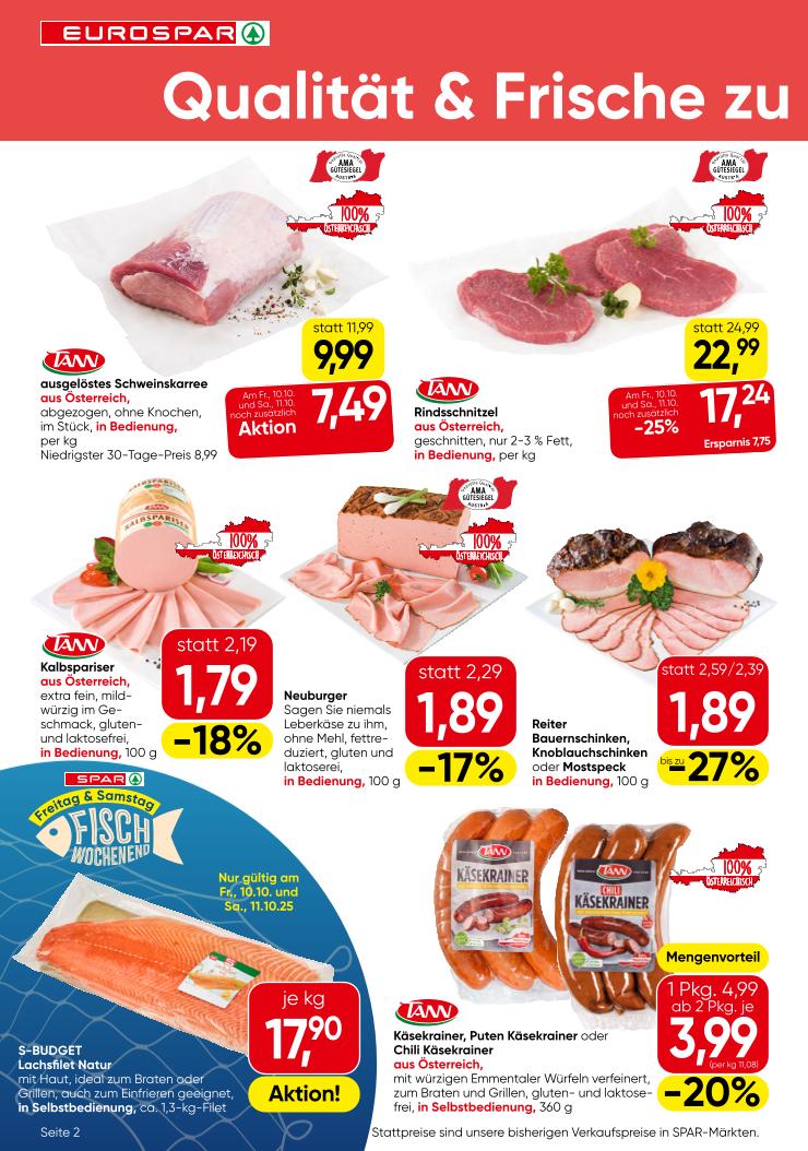 Prospekt von EUROSPAR