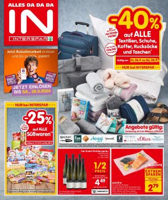 Titelbild des Prospekts von INTERSPAR WIEN