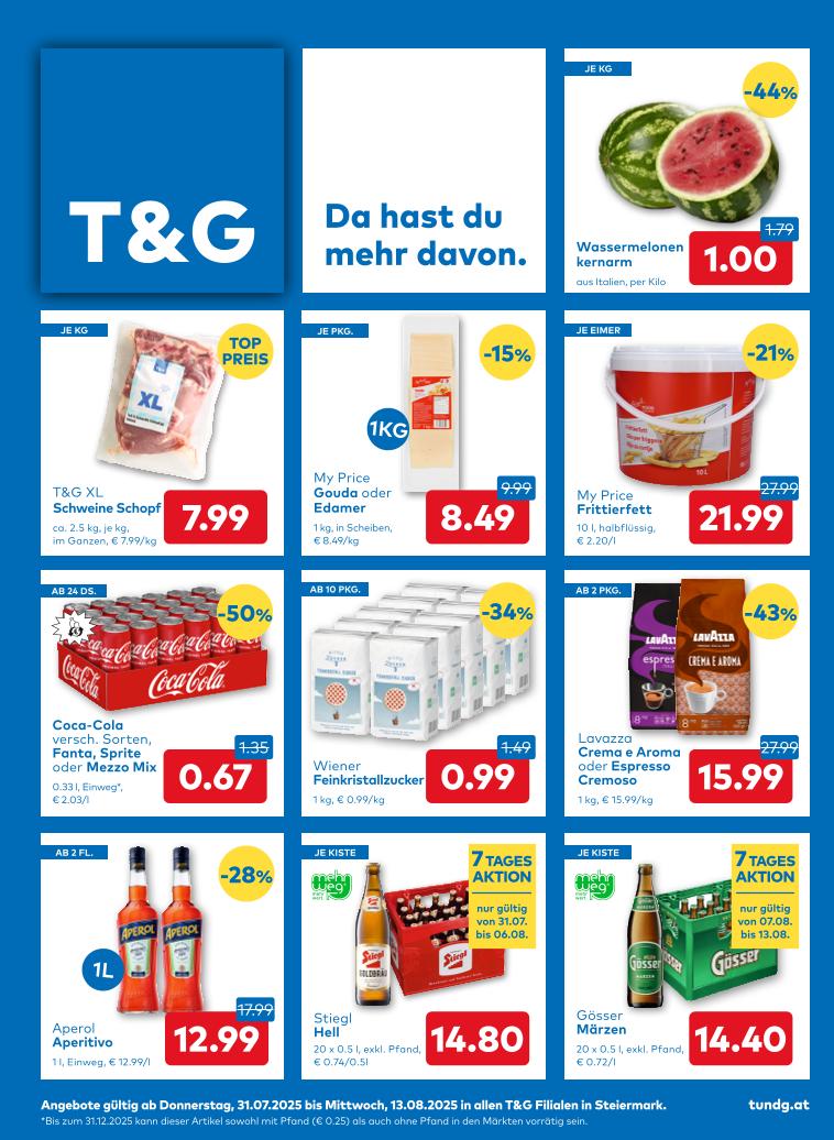 Prospekt von T&G
