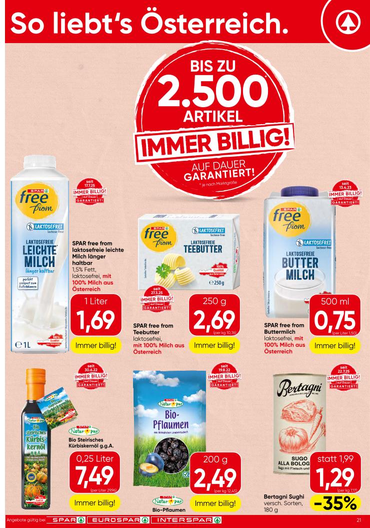 Prospekt von SPAR