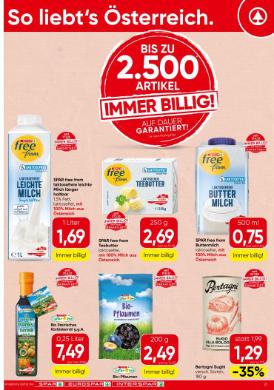 Titelbild des Prospekts von SPAR W/NOE/BGLD