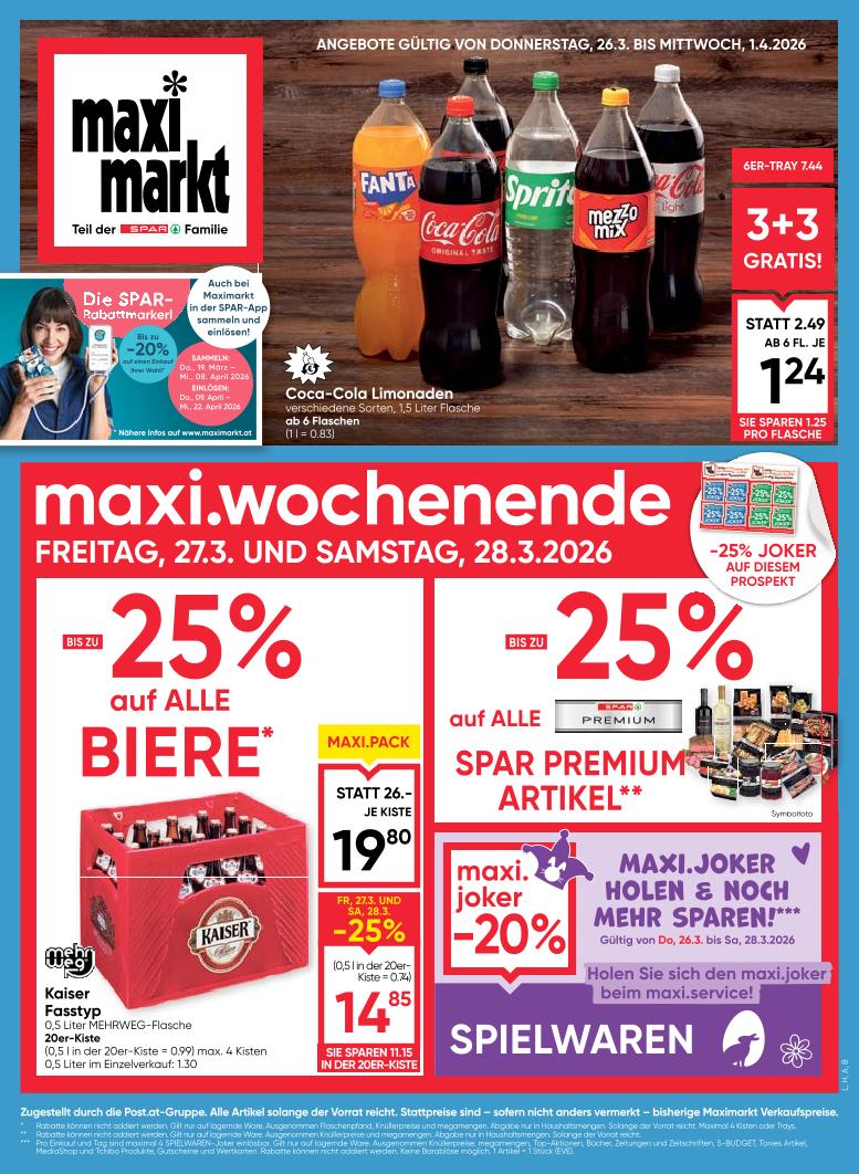 Prospekt von Maximarkt