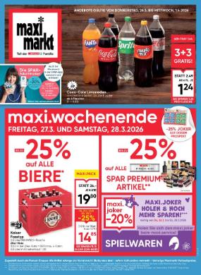 Titelbild des Prospekts von Maximarkt Linz / Haid