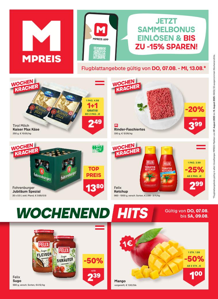Prospekt von MPREIS