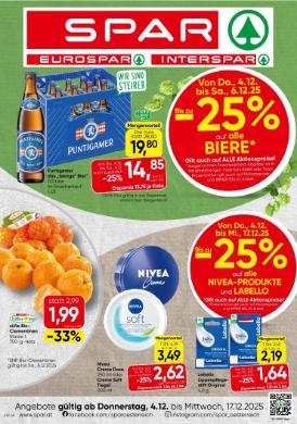 Titelbild des Prospekts von SPAR STMK