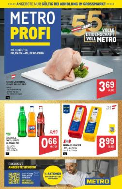 Titelbild des Prospekts von METRO PROFI
