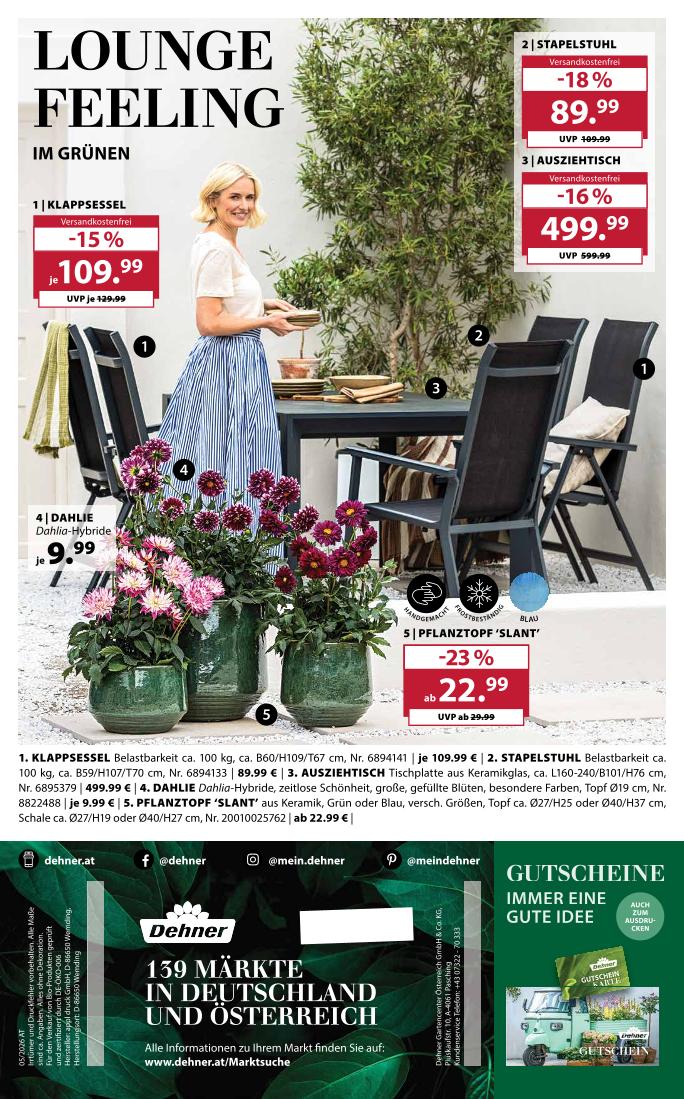 Prospekt von Dehner