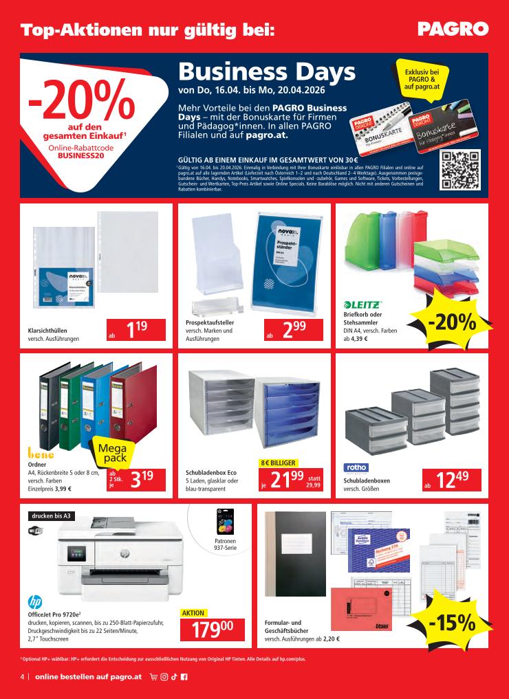 Prospekt von PAGRO & LIBRO